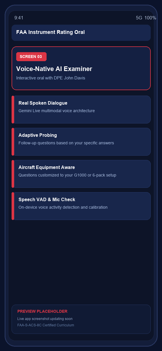 Voice-Native AI Examiner